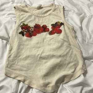 Urban outfitters strawberry tank